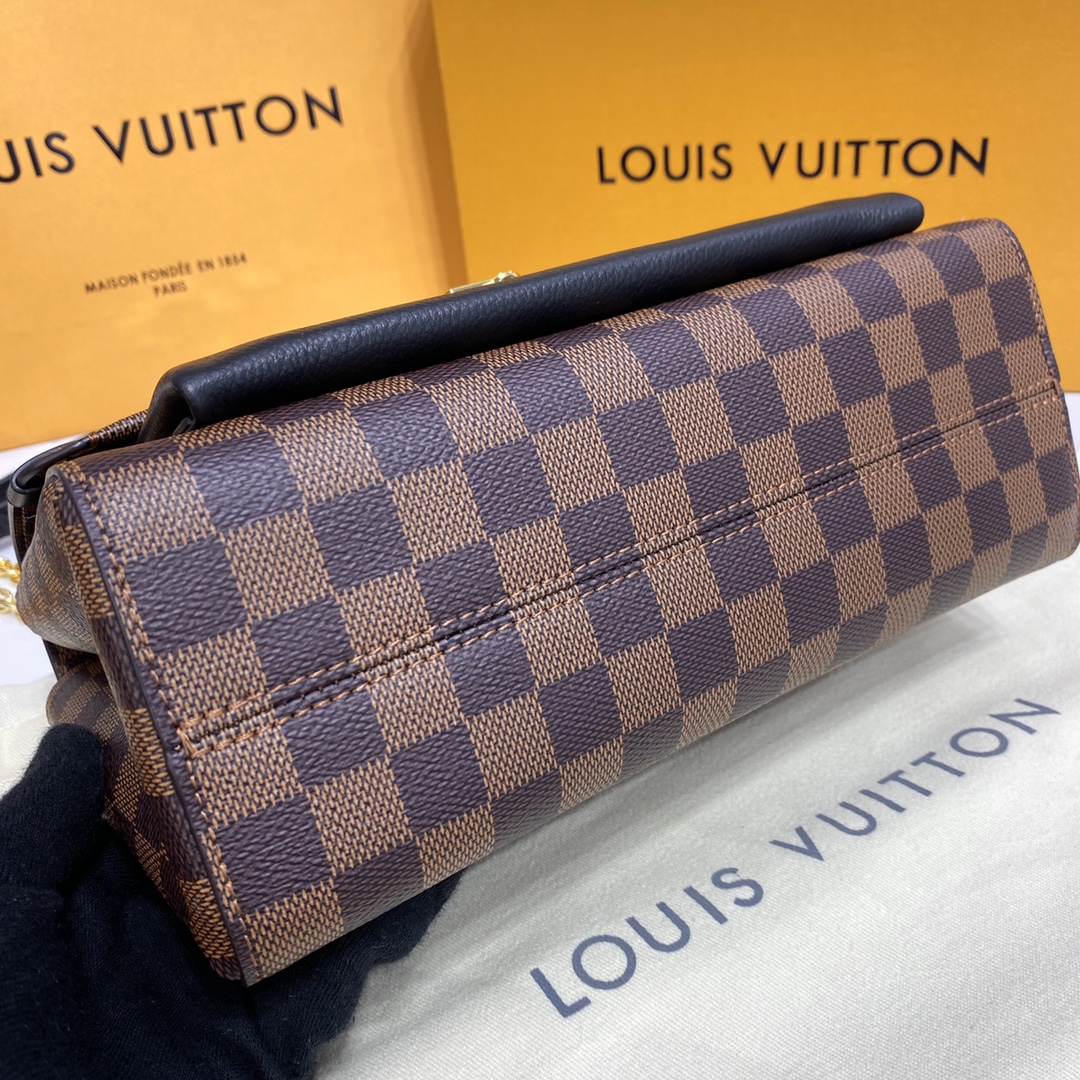 Louis Vuitton VAVIN PM Handbag Damier Ebene N40108 Black